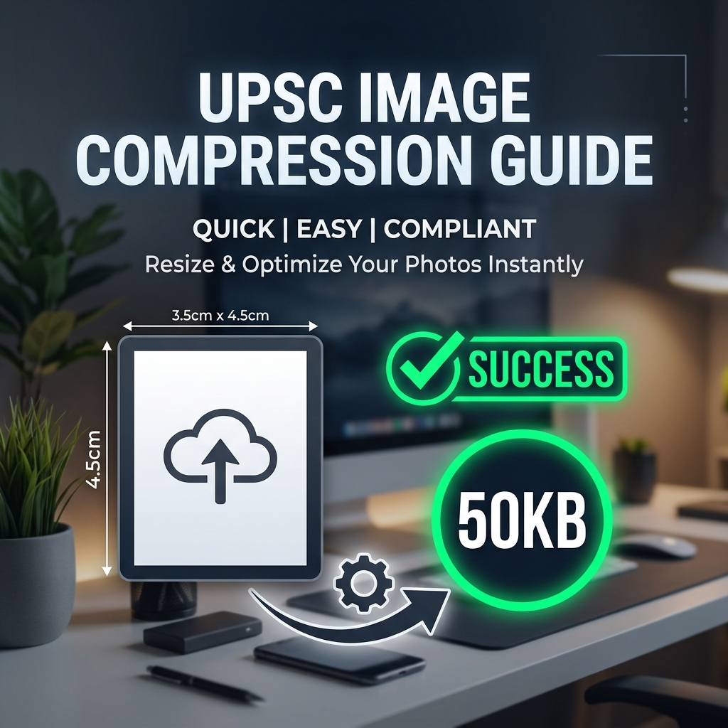 How to Compress Image to 50KB for UPSC Form: A Complete Step-by-Step Guide