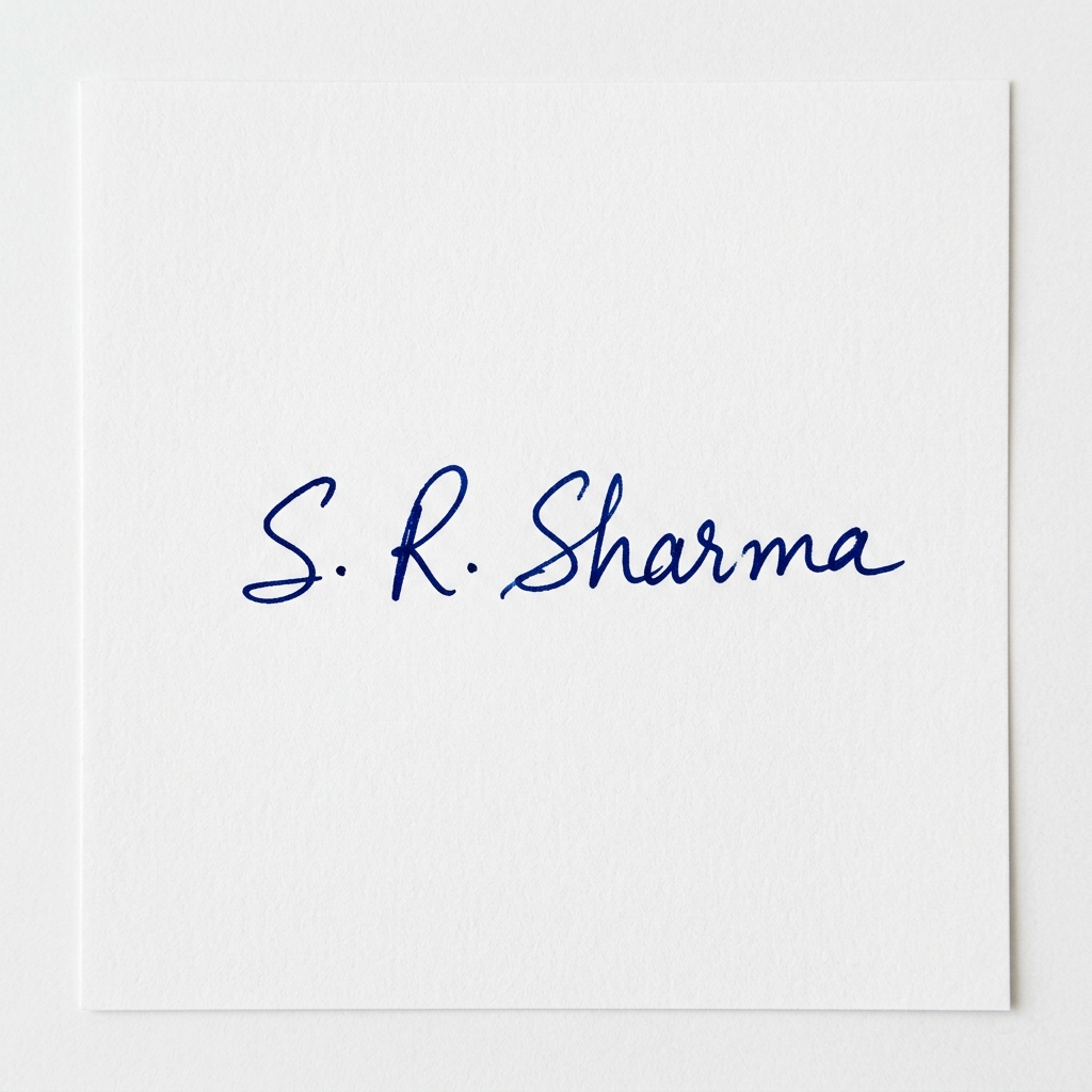 UPSC Signature Mockup (350x350 px) UPSC Signature standard mockup at 350x350 pixels